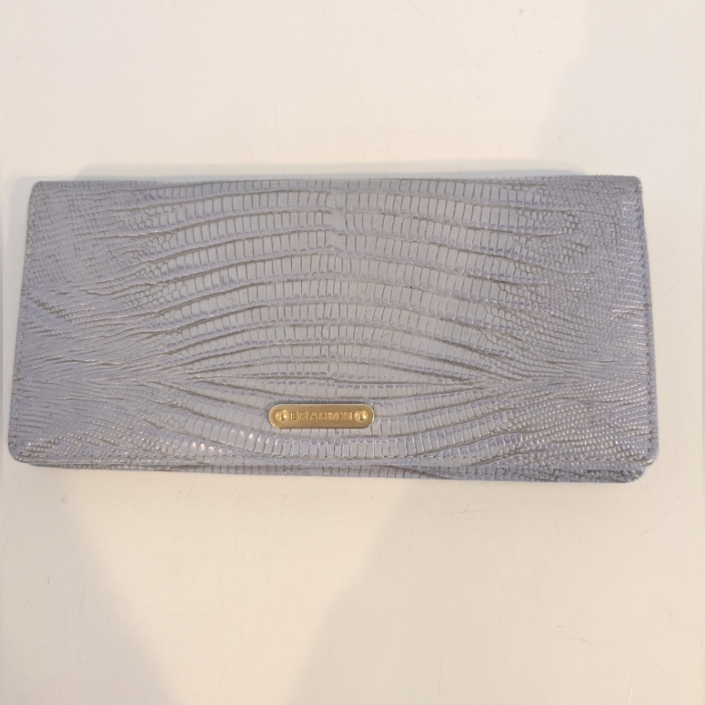 Brahmin EUC blue wallet